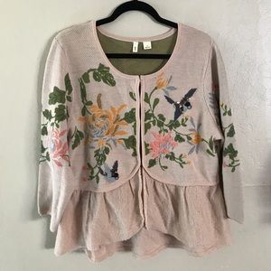 Petite Large Blush Cardigan by Moth